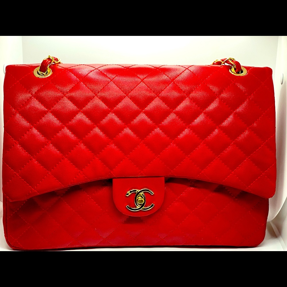 Big red purse